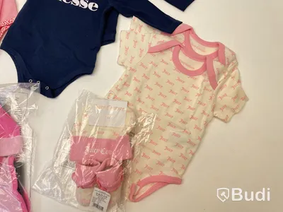 Paket med barnklader av Ellesse, Juicy Couture mm, 0-6 mån