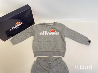 Parti med mjukisset Ellesse, 18 st. stl. 9-12 mån, grå