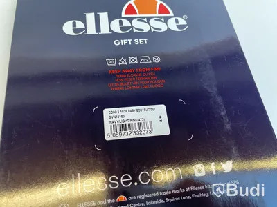 Parti med body och mössa, Ellesse, stl. 3-6 mån