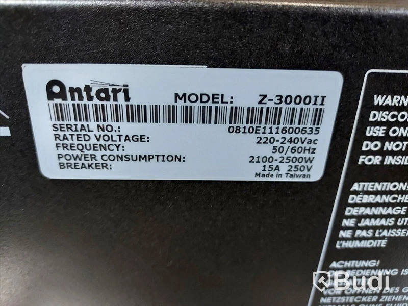 Luftrenare , rökmaskin Antari  Z3000 II