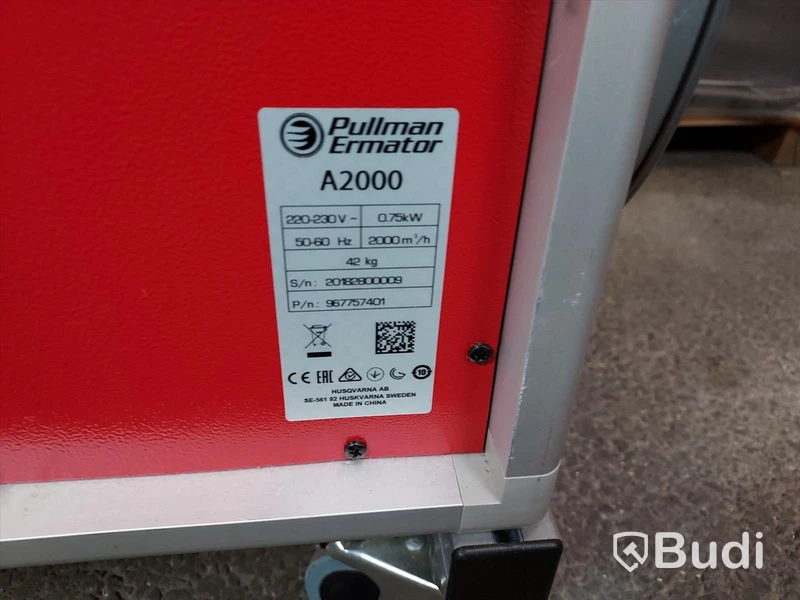 Luftrenare Pullman Ermator A2000 ej använd