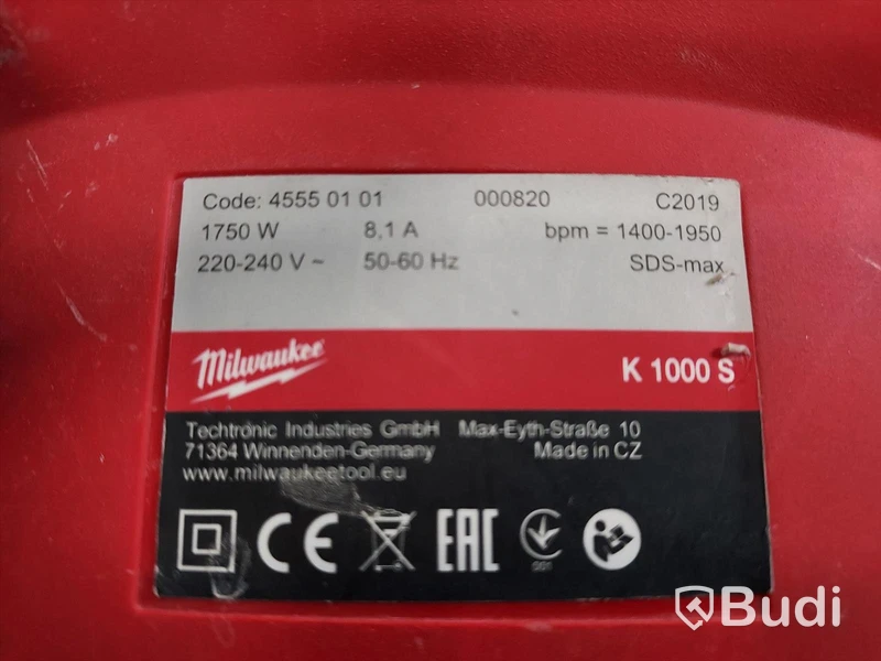 Milwaukee K1000S Bilningshammare