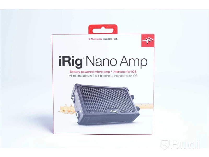 Gitarrförstärkare. iRig Nano Amp for iOS. Ny, Obruten förpackning.