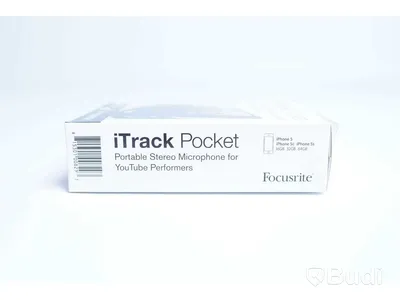 Portabel mikrofon. Focusrite iTrack Pocket Portable Stereo Microphone. Ny, Obruten förpackning.