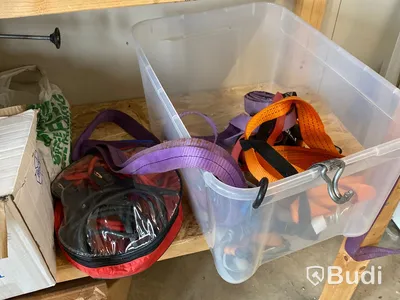 Utrustning för glasmontage, palldragare med mera Stort parti!
