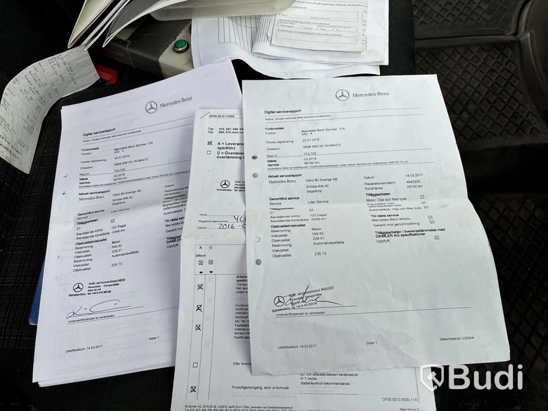 Glassbil Mercedes-Benz Sprinter 316 CDI (163hk), -2016 - EXPORT