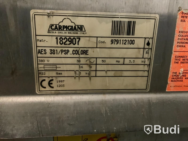 Glassmaskin Carpigiani AES 381