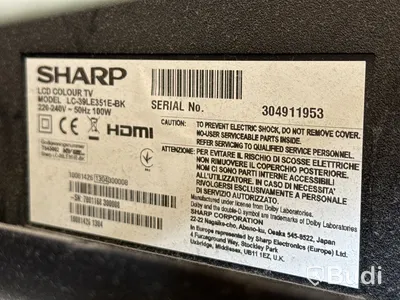 3 st Sharp TV 39-tum