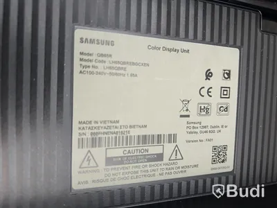 Bild/displayskärm Samsung 65", videosystem