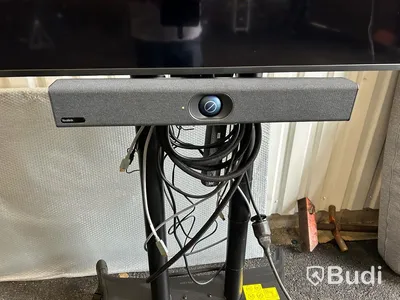 Bild/display skärm Samsung 75", videosystem, benstativ på hjul