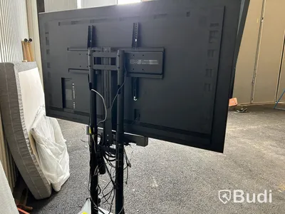 Bild/display skärm Samsung 75", videosystem, benstativ på hjul