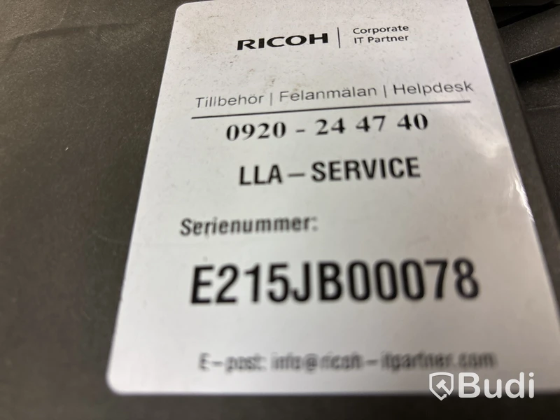 Multifunktionsskrivare Ricoh MP C2503