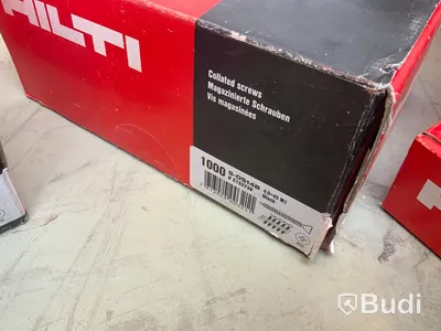 HILTI Skruv. 3,9x32 M1 ca 3 box, 4.0x45 M1 ca 1 box, 3,5x25 ca 2 box.