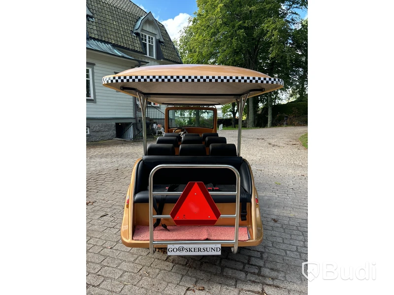 Elektrisk golfbil för sightseeing med 12 sittplatser