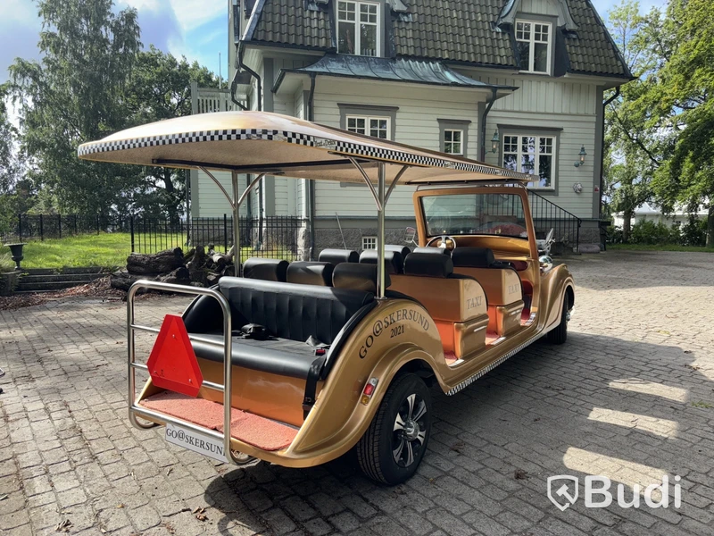 Elektrisk golfbil för sightseeing med 12 sittplatser