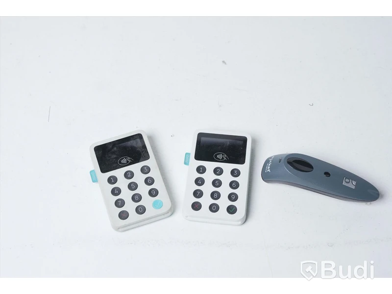 2 st iZettle reader med scanner