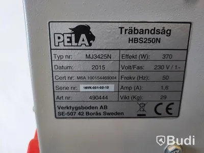 Träbandsåg bordsmodell