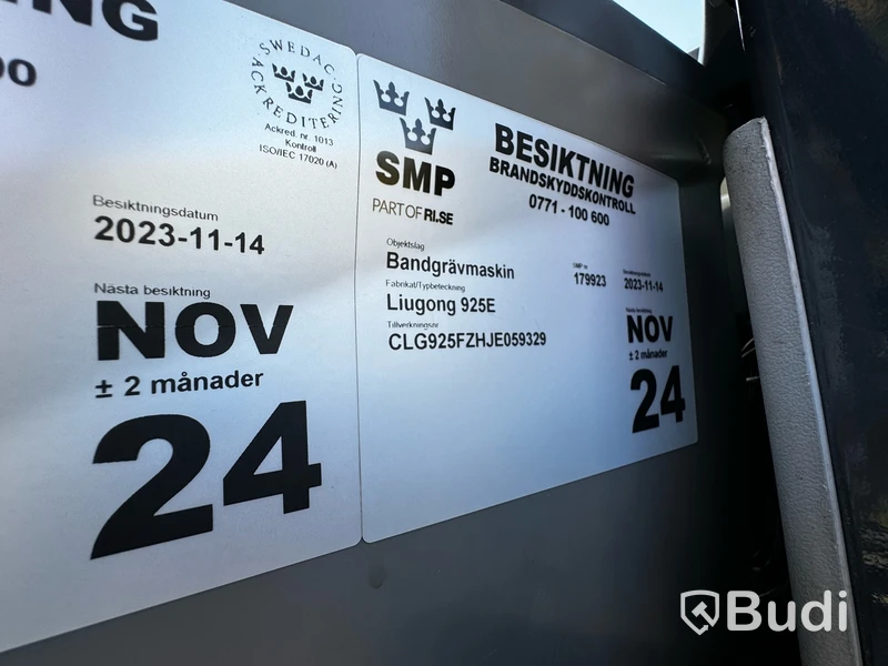 Grävmaskin LiuGong CLG925E -2018 - EXPORT