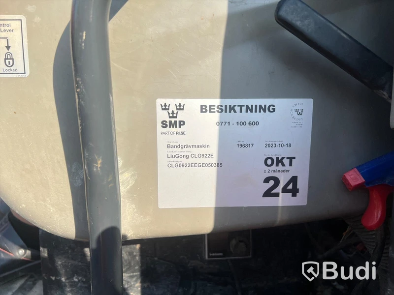 Liugong 922E Grävmaskin -2017
