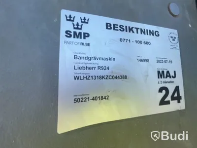 Grävmaskin Liebherr R924 - EXPORT