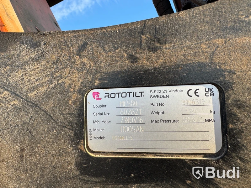 Grävmaskin Doosan DX300LC-7, 2.0 -2022