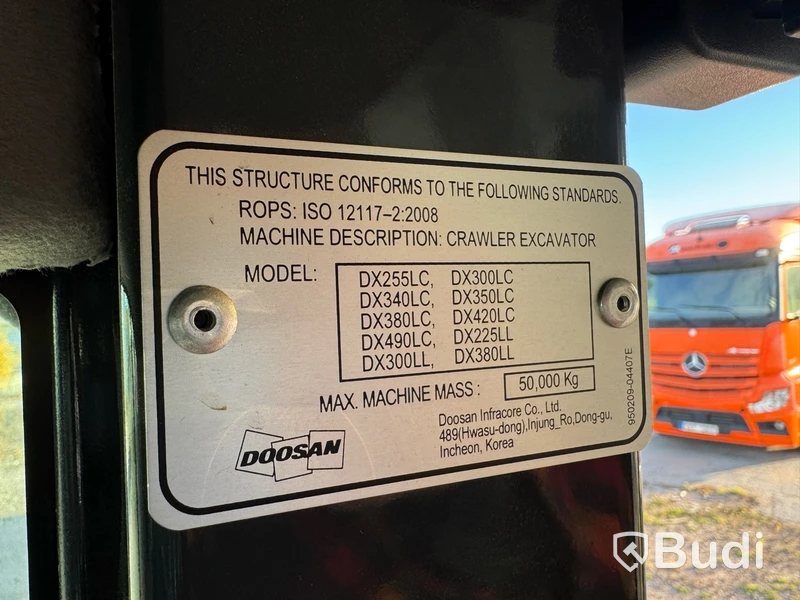 Grävmaskin Doosan DX300LC-7, 2.0 -2022