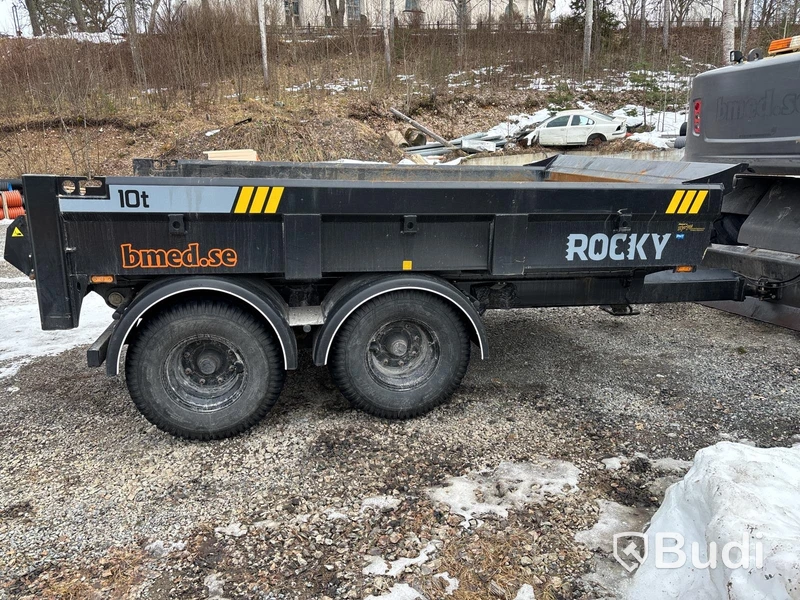 Entreprenadsläp Rocky 10-ton.