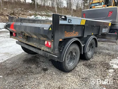 Entreprenadsläp Rocky 10-ton.