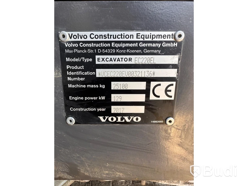 Grävmaskin Volvo EC 220