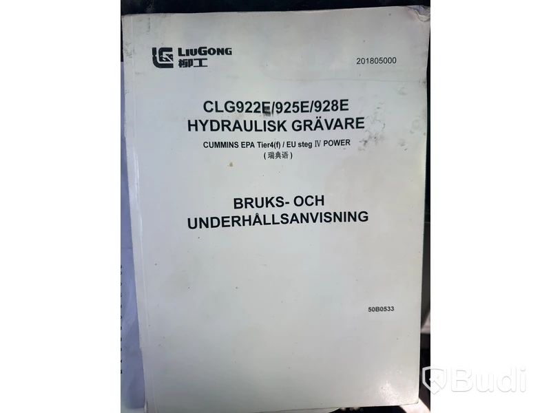 Bandgrävmaskin LiuGong CLG922E -2018 (6098H)