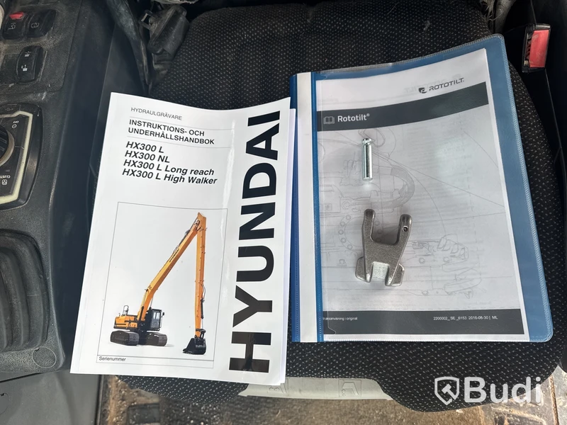 Bandgrävmaskin Hyundai HX300L -2016 (8509H)