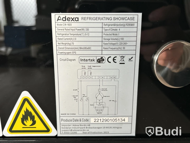 Kylmonter Adexa CW-160X