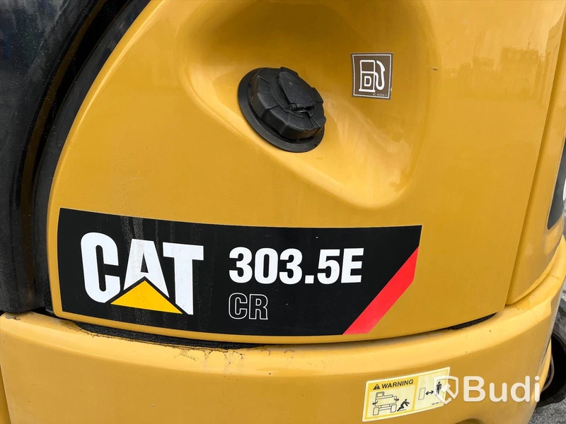 Minigrävare CAT 303.5E CR med tillbehör
