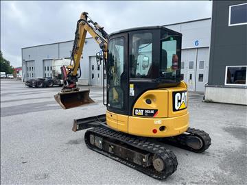 Minigrävare CAT 303.5E CR med tillbehör