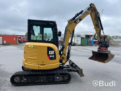 Minigrävare CAT 303.5E CR med tillbehör