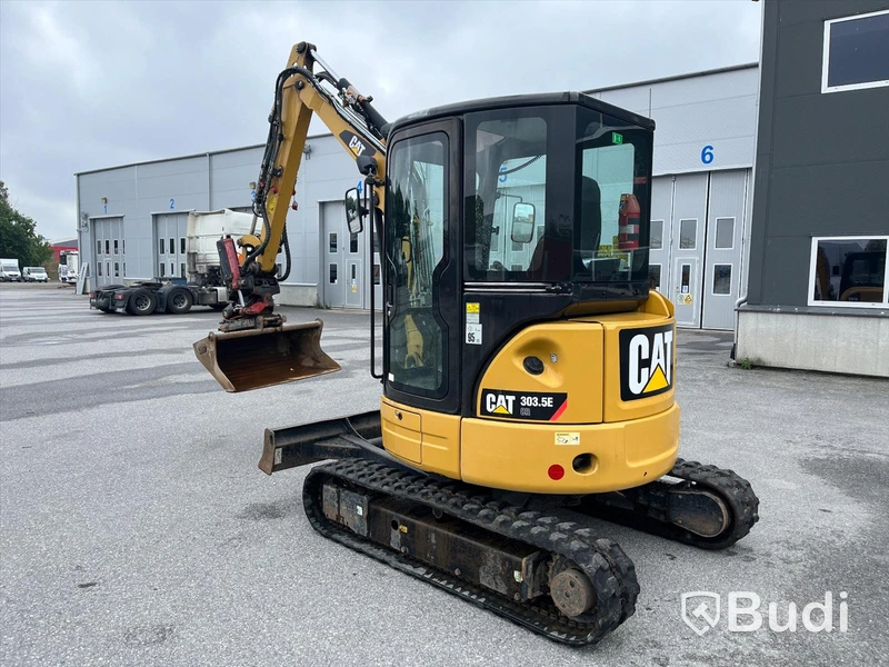 Minigrävare CAT 303.5E CR med tillbehör