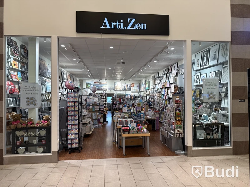Komplett butik med varor & inredning