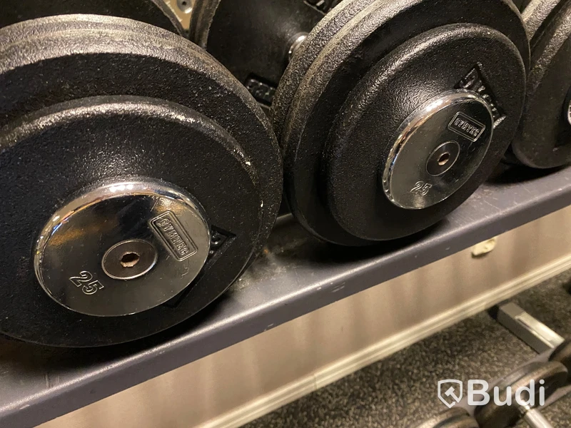 Hantelset Gymtec ink ställning