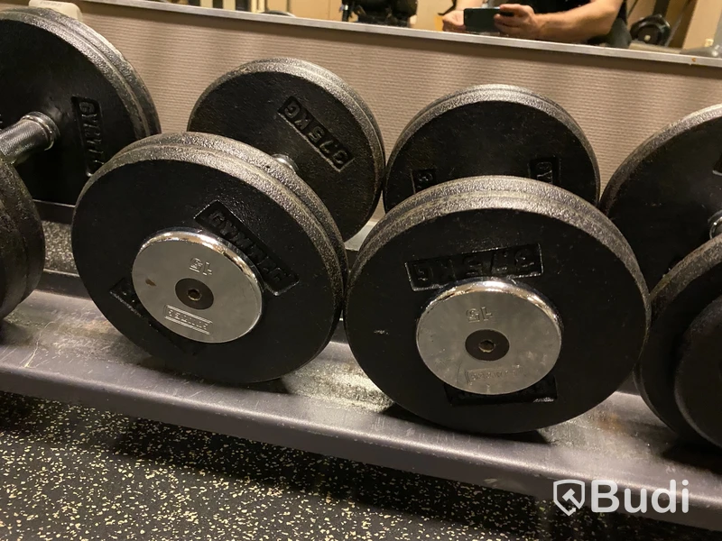 Hantelset Gymtec ink ställning