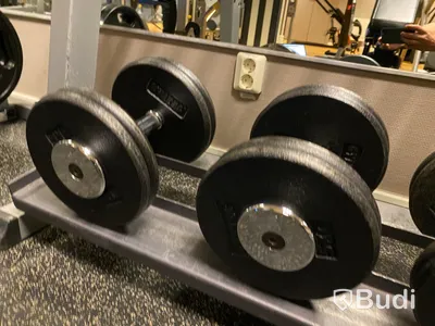 Hantelset Gymtec ink ställning