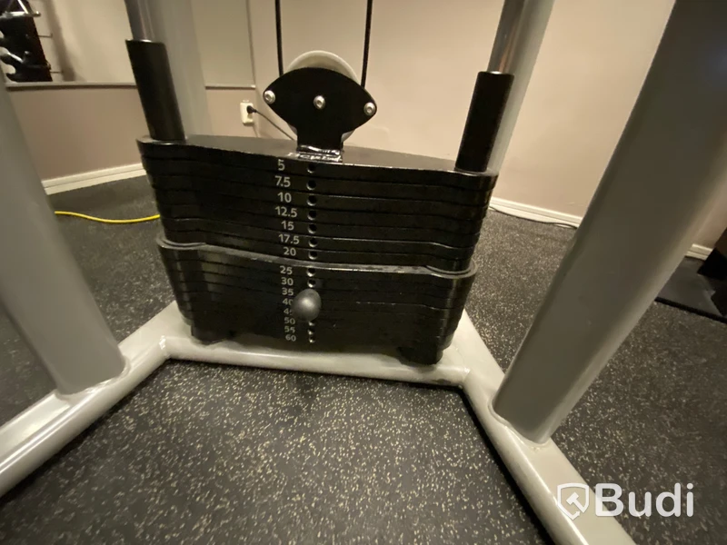 Bcube kryssdrag/dapp träningsmaskin ink ställning med tillbehör