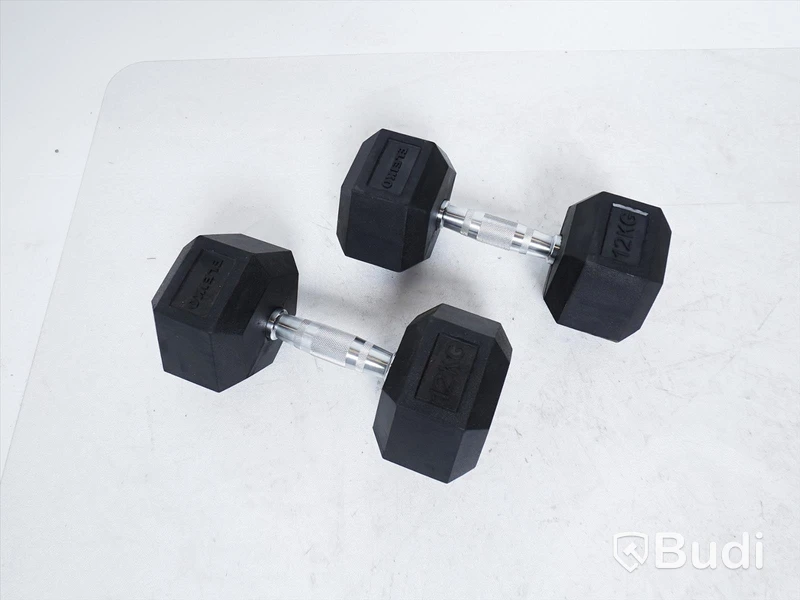 2 st. Hantlar, Eleiko XF Dumbbell, 12 kg