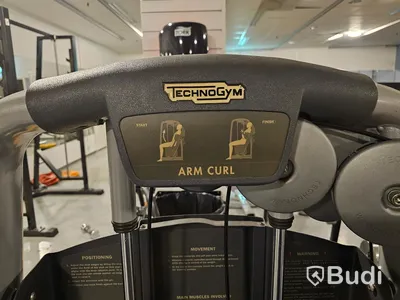 Bicepsmaskin technogym