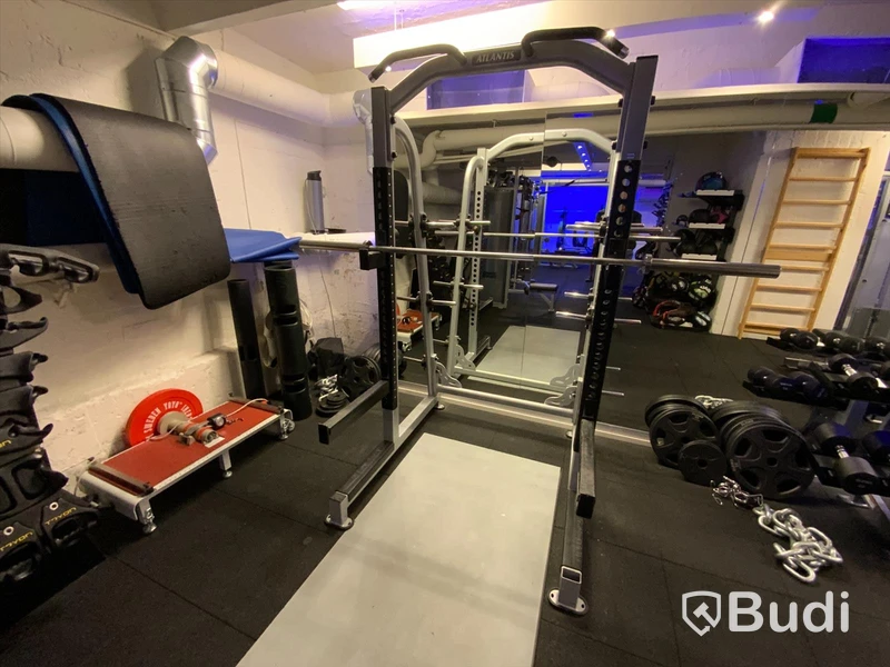 Power rack med skivstång
