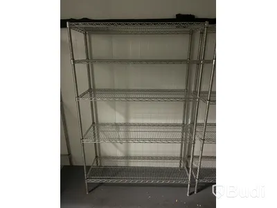 2st hyllor med trådhyllplan 120x180cm