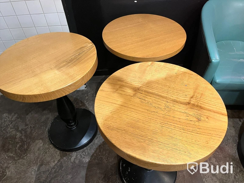 3st Runda mindre cafebord