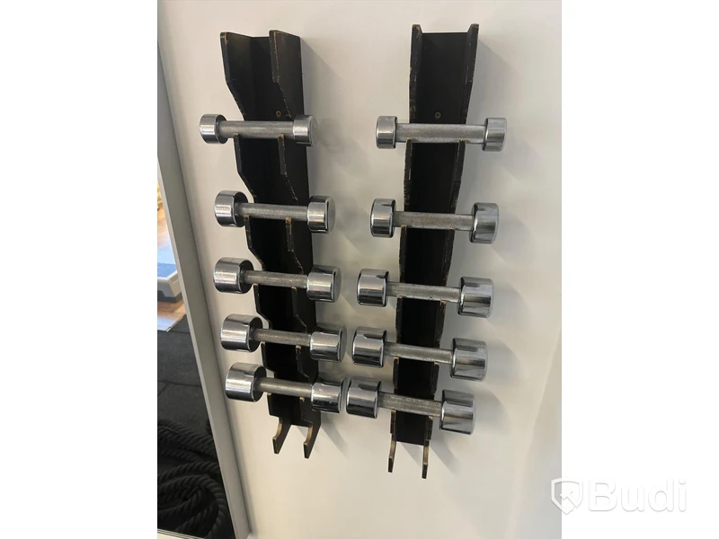 Set med 10 st. Hantlar 1, 2, 3, 4 och 5 kg