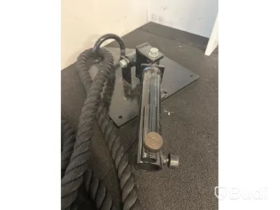 Battle rope och joystick för skivstång
