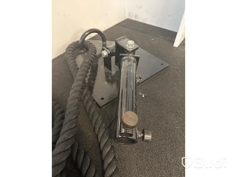 Battle rope och joystick för skivstång