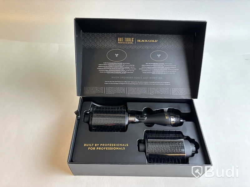 Varmluftsborste Volumiser set Black Gold